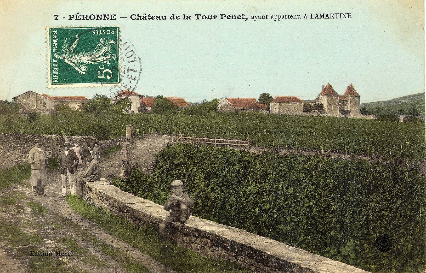 PERONNE CHATEAU DE LA TOUR PENET 1907
