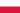 Drapeau de la Pologne